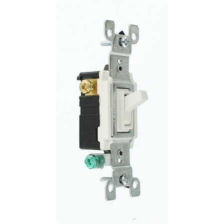 Leviton Leviton  White Residential Grade AC Quiet Switch Toggle, White M22-1453-2WM
